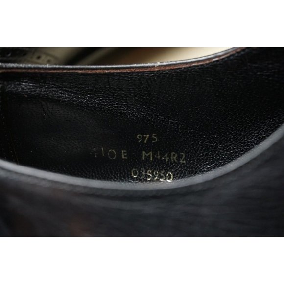 Brooks Brothers Brooks English Black Wingtip Mens Dress Shoes 9.5 UK 10.5 US